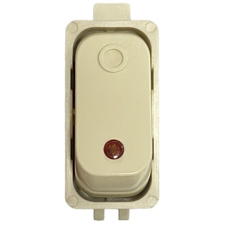 INTERRUTTORE BIPOLARE LUMINOSO BIANCO GL 2000 LEGRAND 65016