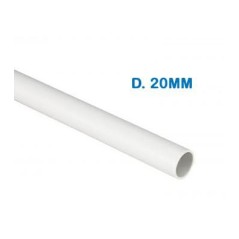 TUBO RIGIDO IN PVC DIAMETRO 20MM 3MT