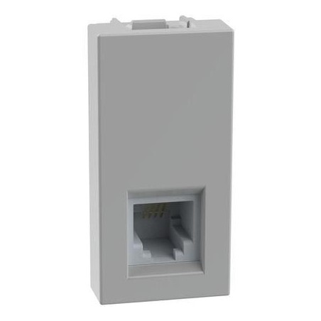 Presa telefonica RJ11 Bticino MatixGO tipo K10 1 modulo Grigia JG4258RJ11