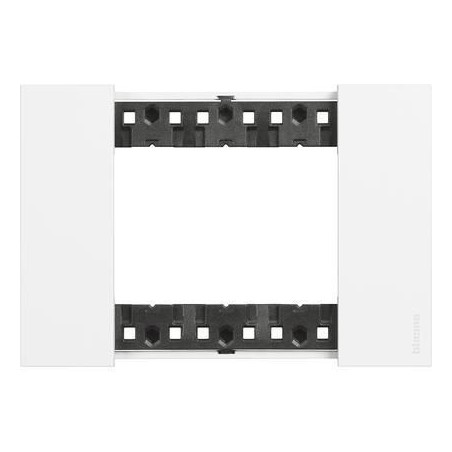 Placca Living Now 3 moduli colore bianca BTICINO KA4803KW