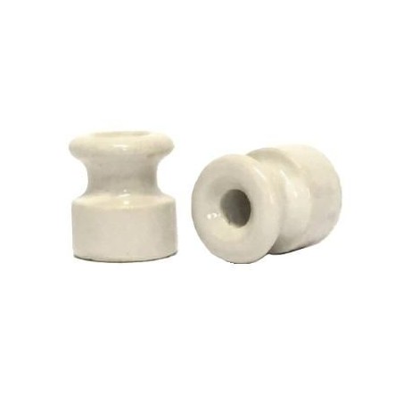 Isolatore in Ceramica Bianca Diametro 18 mm DKL DIK713007