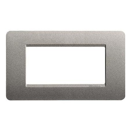 Placca Matix 4 Moduli Titanium BTICINO AM4804TA