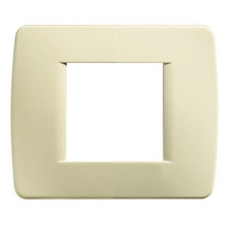 Luna placca 2 moduli avorio BTICINO C4802AV