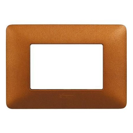 Placca Matix 3 Moduli Rosso Terra BTICINO AM4803TRT