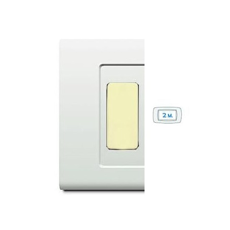 Tondo'Q Placca 2 Moduli Bianca ELETTROCANALI ECL2692WH