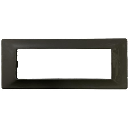 Placca ERGO 6 Moduli Grigia Abs LEGRAND 70314