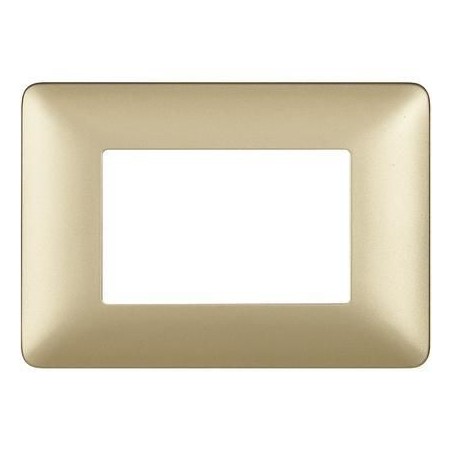 Placca Matix 3 Moduli Gold BTICINO AM4803MGL