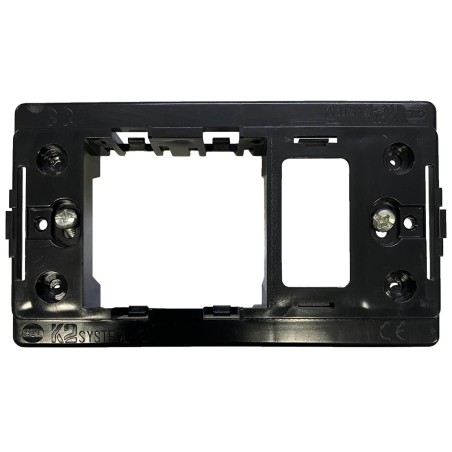 Supporto 3 moduli 1 Posto + Schuko CAL K2/92