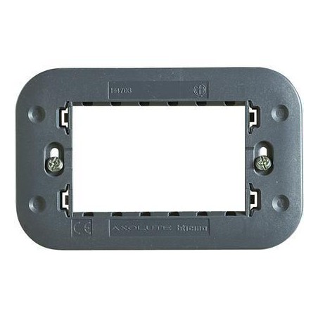 Axolute Supporto 3 moduli BTICINO H4703