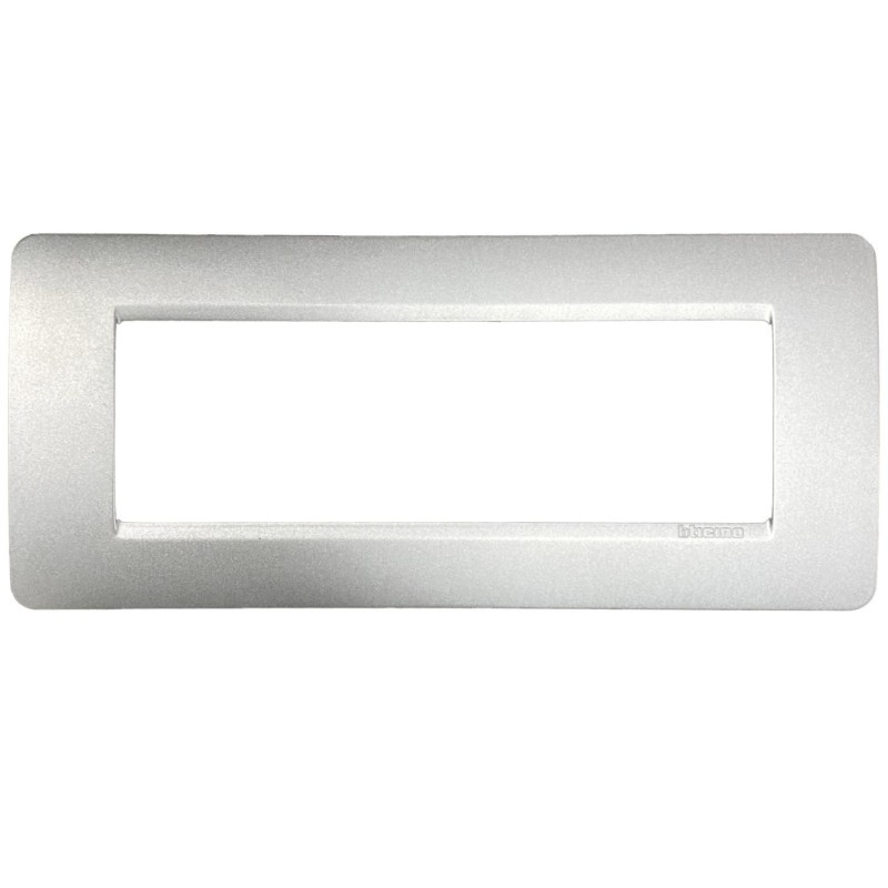Placca Matix 6 Moduli Silver BTICINO AM4806LSL Placca Matix 6 Moduli Silver BTICINO AM4806LSL