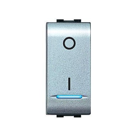 INTERRUTTORE BIPOLARE ILLUMINABILE TEC MY LIFE ELETTROCANALI ECL4015TEC