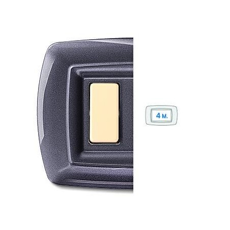 Tondo' Placca 4 Moduli Alluminio Notte ELETTROCANALI ECL2594AN