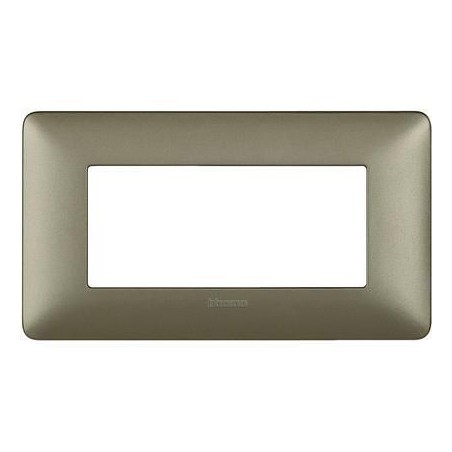 Placca Matix 4 Moduli Titanium BTICINO AM4804MTA