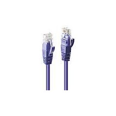 CAVO PATCHCORD UTP CAT6 0,5MT VIOLA