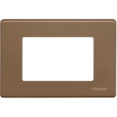 Placca Magic TT Bronzo 3 Posti BTICINO 503/3A/BR