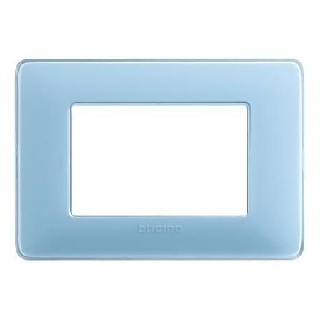 Placca Matix 3 Moduli Turchese BTICINO AM4803CAR