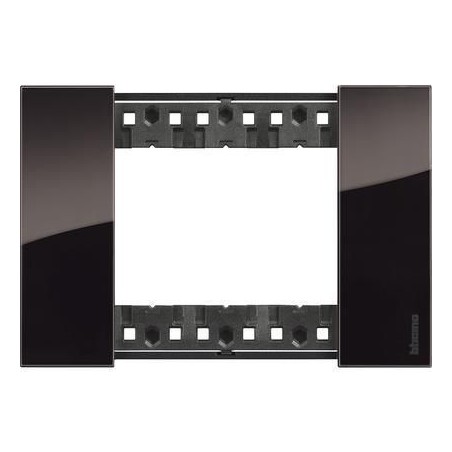Placca Living Now 3 moduli notte BTICINO KA4803DG