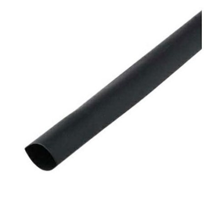 Guaina Termorestringente Nera Diametro 2,4mm Riduce a 1,2mm 1 Metro