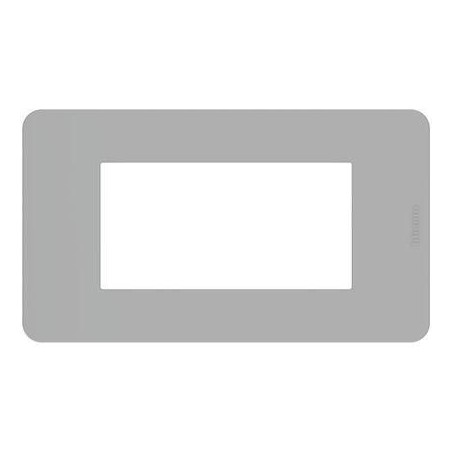 Placca 4 moduli grigio MatixGO BTICINO JA4804JG