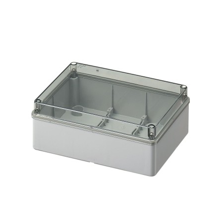 Cassetta esterna con coperchio trasparente 190x140x70 OLAN OL20032