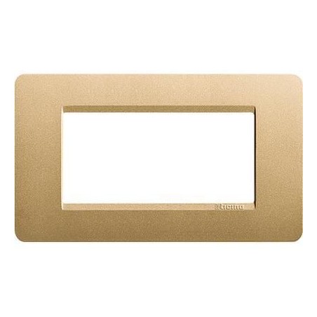 Placca Matix 4 Moduli Gold BTICINO AM4804GL