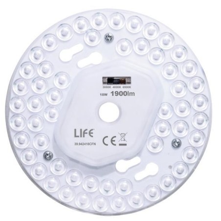 Modulo LED a Disco con Magnete 18W Tricolor LIFE 39.942418CFN