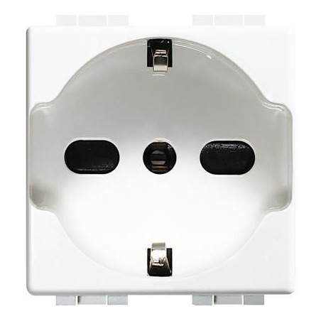 Luna presa Schuko universale 10/16A BTICINO C4140/16