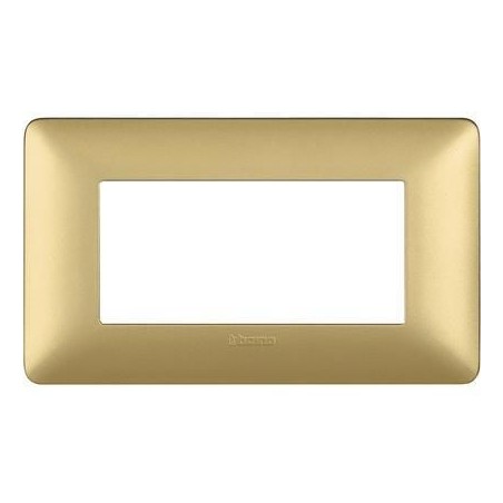 Placca Matix 4 Moduli Gold BTICINO AM4804MGL