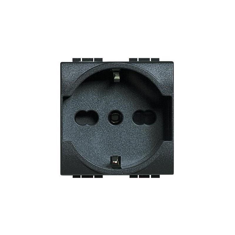PRESA SCHUKO UNIVERSALE 10A/16A LIVING LIGHT BTICINO L4140/16 PRESA SCHUKO UNIVERSALE 10A/16A LIVING LIGHT BTICINO L4140/16