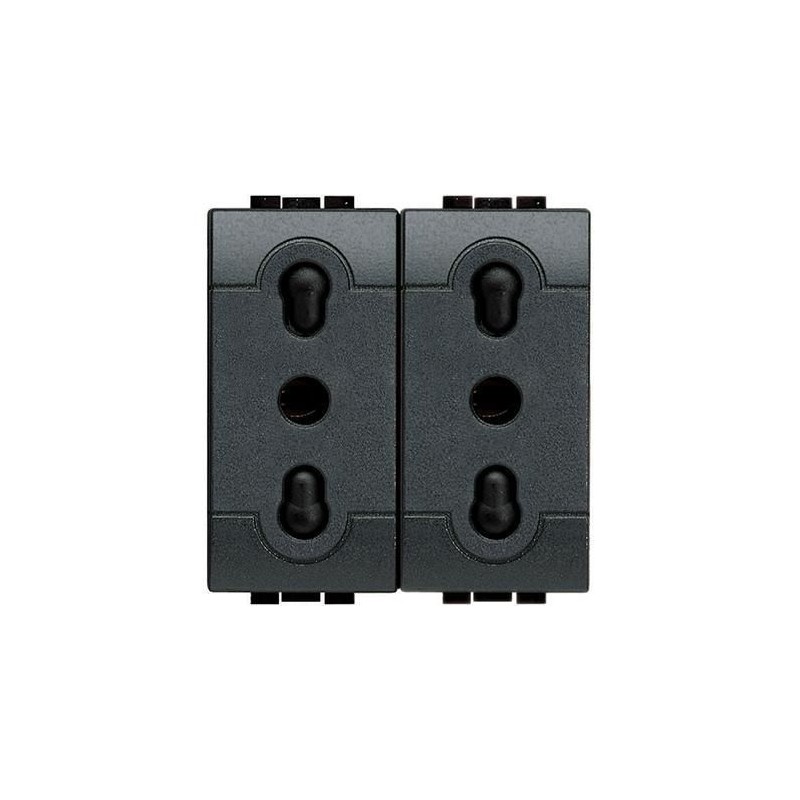 Livinglight presa duplex BTICINO L4180/2