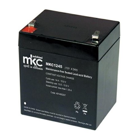 BATTERIA AL PIOMBO 12V 4,5A MELCHIONI 491460207