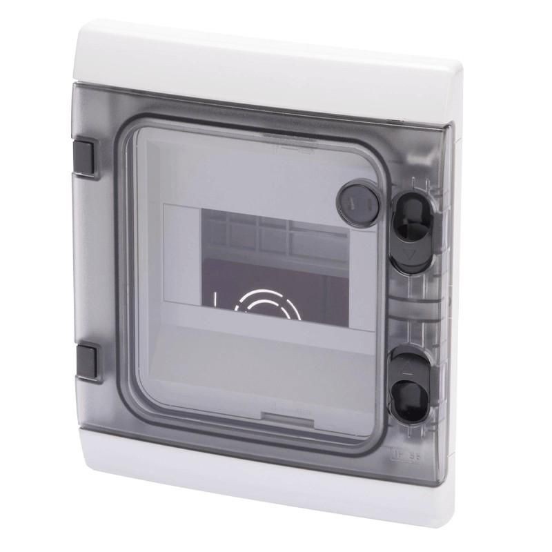 Centralino 6 moduli incasso stagno IP55 grigio GEWISS GW48681 Centralino 6 moduli incasso stagno IP55 grigio GEWISS GW48681