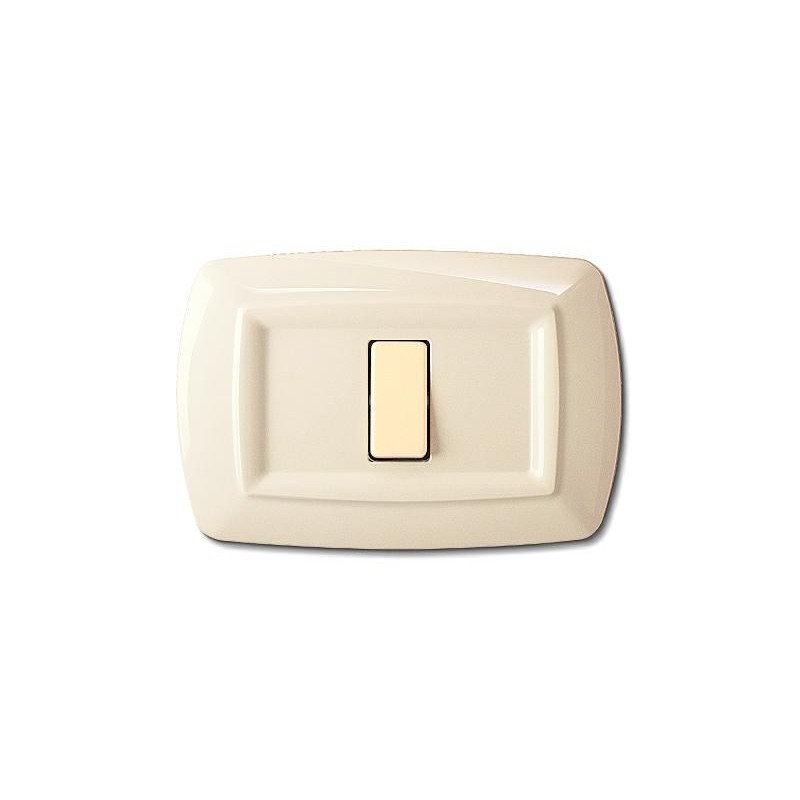 Tondo' Placca 1 Modulo Avorio ELETTROCANALI ECL2591A Tondo' Placca 1 Modulo Avorio ELETTROCANALI ECL2591A