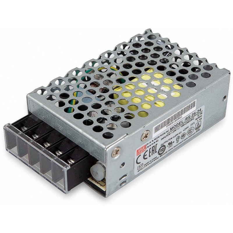 Alimentatore Switching 25W 24V 1,1A MEAN WELL RS-25-24 Alimentatore Switching 25W 24V 1,1A MEAN WELL RS-25-24