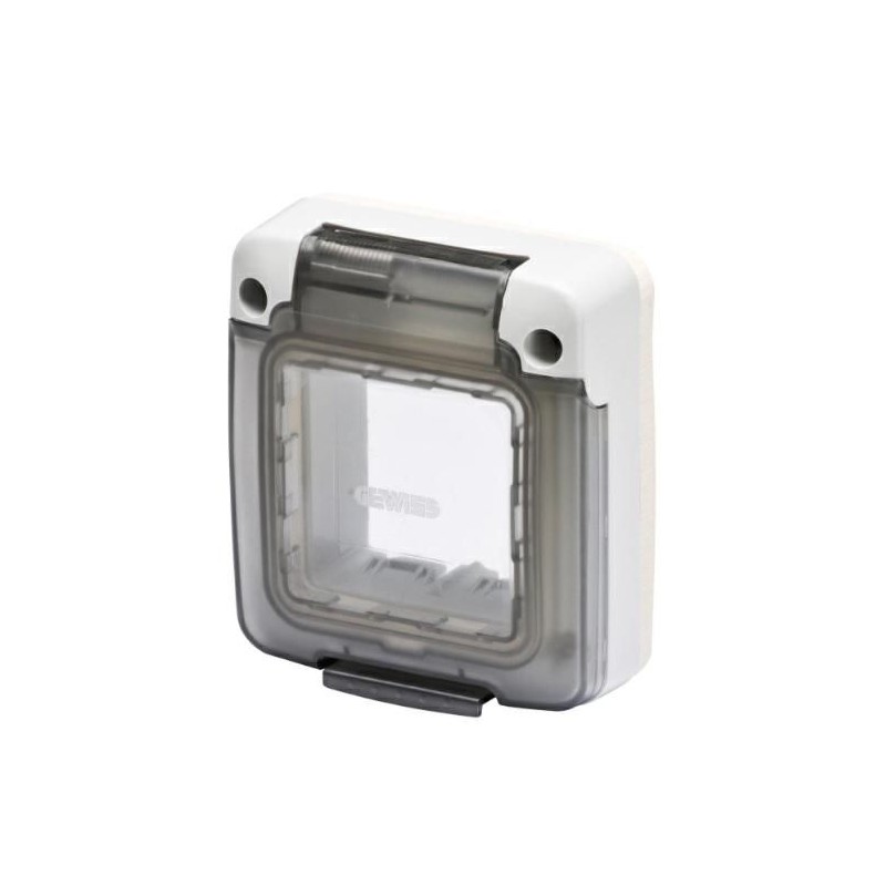 Calotta stagna 2 posti fumè per esterno IP65 GEWISS GW27403 Calotta stagna 2 posti fumè per esterno IP65 GEWISS GW27403