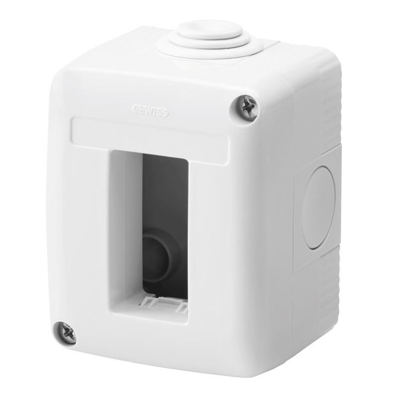 Contenitore per Apparecchi System 1 Modulo IP40 GEWISS GW27001 Contenitore per Apparecchi System 1 Modulo IP40 GEWISS GW27001