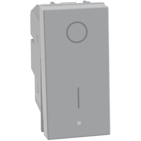 Interruttore bipolare basculante 2P 16AX 1 modulo grigio MatixGO BTICINO JG4002