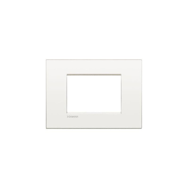 Livinglight placca AIR 3 moduli bianco puro BTICINO LNC4803BN