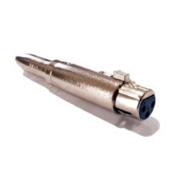 Adattatore microfonico xlr da presa 3 poli a presa jack 6,3 mono KONELCO GBC 30564500