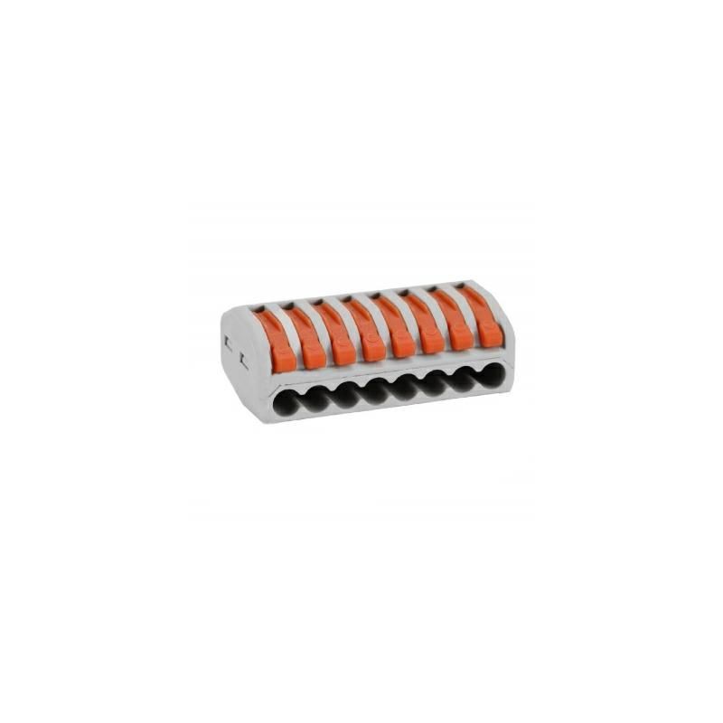 Connettore rapido passante 8 Poli 2,5mm2 Konelco GBC 30519008 Connettore rapido passante 8 Poli 2,5mm2 Konelco GBC 30519008