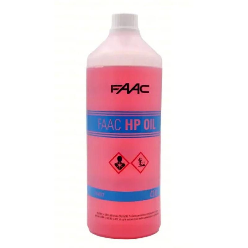 Olio idraulico per motori oleodinamici sia scorrevoli che ad ante FAAC 714017 Olio idraulico per motori oleodinamici sia scorrevoli che ad ante FAAC 714017