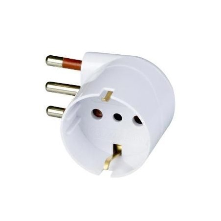 Adattatore domestico schuko 16A 250V 90° ROSI RS78029