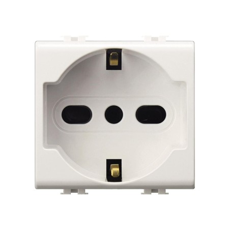 Presa Schuko 16A Easy Compatibile Bticino Matix ELETTROCANALI ECSE8040