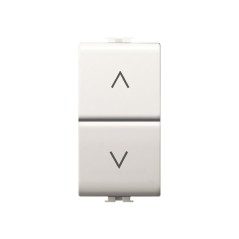 Doppio Pulsante Interbloccato 10A Easy Compatibile Bticino Matix ELETTROCANALI ECSE8037