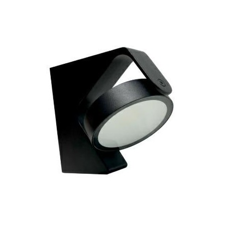 Faretto LED 12W Nero 230V Tricolor IP65 LAMPO WALLYRDNEMC