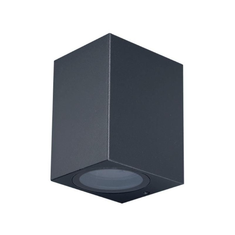 Applique da Muro In Alluminio Antracite 1xGU10 IP65 LIFE 39.PL10180G