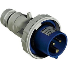 Spina mobile 2P+T 16A IP67 blu 220V BTICINO CSM216/62 Spina mobile 2P+T 16A IP67 blu 220V BTICINO CSM216/62