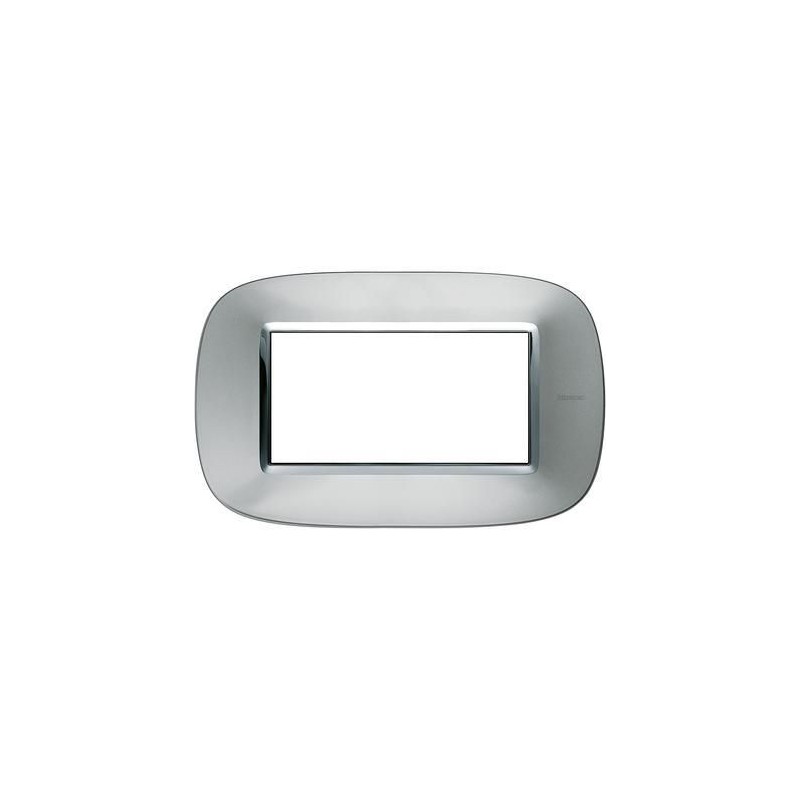 Axolute Placca 4 Moduli Alluminio BTICINO HB4804XC Axolute Placca 4 Moduli Alluminio BTICINO HB4804XC