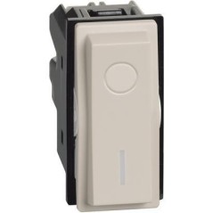 Interruttore bipolare Living Now 2P 16A colore sabbia BTICINO KM4002