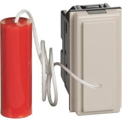 Pulsante a tirante Living Now 1P 10A colore sabbia BTICINO KM4033